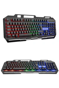 RGB Işıklı Klavye Q Klavye Mouse Hediyeli
