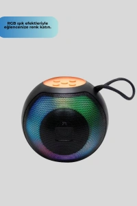 RGB Led Işıklı Güçlü Baslı Kablosuz Hoparlör
