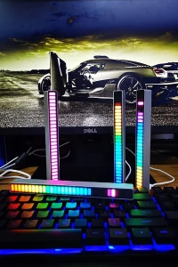 RGB Sese Duyarlı Taşınabilir Ekolayzer LED Çubuk