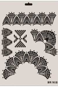 Rich Dantel Seri DN-918 Stencil 35x25 cm