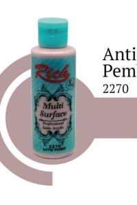 Rich Multi Surface 2270 Antik Pembe Akrilik Boya 120 cc