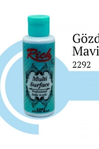 Rich Multi Surface 2292 Gözde Mavi Akrilik Boya 120 cc