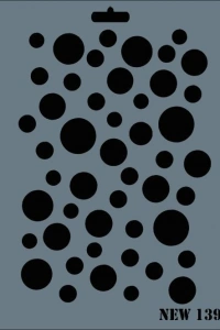 Rich New Seri N-139 Stencil 35x25 cm