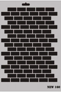 Rich New Seri N-160 Stencil 35x25 cm