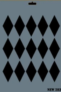 Rich New Seri N-283 Stencil 35x25 cm