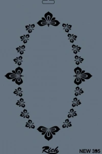 Rich New Seri N-395 Stencil 35x25 cm