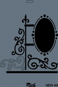 Rich New Seri N-436 Stencil 35x25 cm