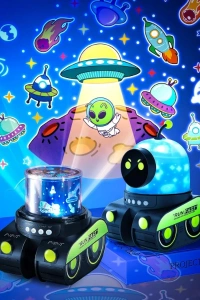 Robot Tasarımlı Projektör Gece Lambası