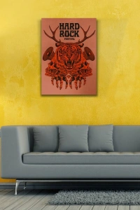 Rock Festival Afişi Kanvas Tablo 50 x 70