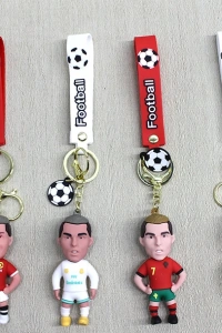 Ronaldo Silikon Anahtarlık