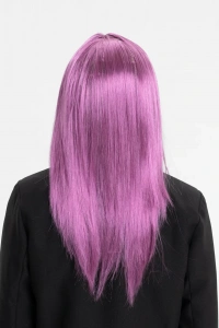 Rose Pembe Düz Kesim Peruk