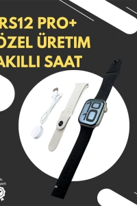 RS12 PRO+ 2025 Serisi Garantili Özel Üretim Akıllı Saat – AMOLED Ekran, GPS, 2GB Hafıza, Sesli Görüşme, Uzun Şarj Süresi