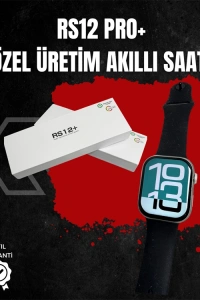 RS12 PRO+ Titanyum Kasa Akıllı Saat – Uyku ve Nabız Takibi, Suya Dayanıklı, Bluetooth Arama