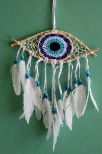 Rüya Kapanı Dream Catcher Göz Tasarımı Model 1