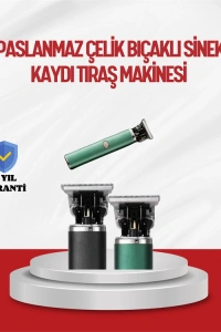 Saç Sakal Ense Paslanmaz Çelik T-Bıçak Vücut Tıraş Makinesi