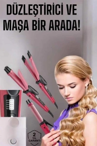 Saç Şekillendirici Düzleştirici Ve Maşa Isı Ayarlı