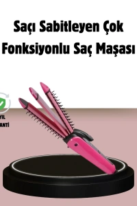 Saç Şekillendirici Maşa ve Düzleştirici 2’si 1 Arada