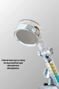 Sağanak Yağmur Etkili El Duşu – Start Stop Tuşlu Su Tasarruflu