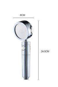 Sağlam Metal Hortum Bağlantılı, 360° Hareketli Duş Başlığı
