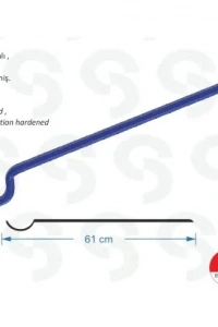 Sait Demirci SK 6000 Kısa Sökü Demiri - 1200 gr, 61cm