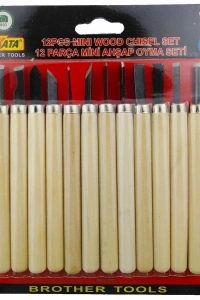 Sakata WD 1008 Ahşap Oyma Seti 12 Parça