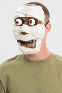 Sallanan Yaylı Oynar Gözlü Mumya Maskesi