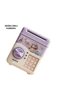 SAM51 MÜZİKLİ IŞIKLI KUMBARA MOR