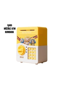 SAM51 MÜZİKLİ IŞIKLI KUMBARA SARI