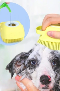 Şampuan Hazneli Kedi Köpek Yıkama Kesesi