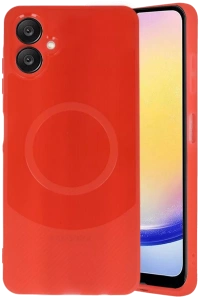 Samsung A06 Kılıf Maya Karbon Kapak - Kırmızı