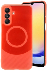 Samsung A26 Kılıf Maya Karbon Kapak - Kırmızı
