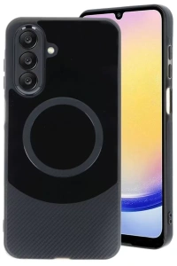 Samsung A36 Kılıf Maya Karbon Kapak - Siyah