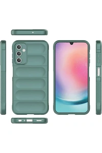 Samsung A36 Kılıf Optimum Silikon - Koyu Yeşil