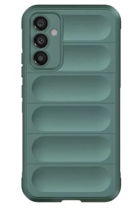 Samsung A56 Kılıf Optimum Silikon - Koyu Yeşil
