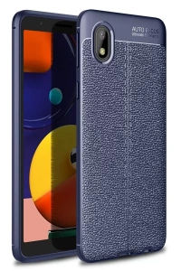 Samsung Galaxy A01 Core Kılıf Auto Focus Kapak - Lacivert