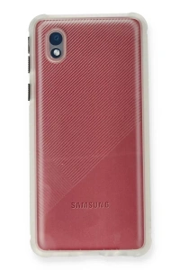 Samsung Galaxy A01 Core Kılıf Miami Şeffaf Silikon - Şeffaf