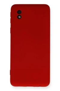 Samsung Galaxy A01 Core Kılıf Nano içi Kadife Silikon - Kırmızı