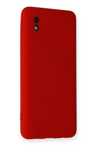 Samsung Galaxy A01 Core Kılıf Nano içi Kadife Silikon - Kırmızı