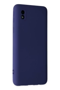 Samsung Galaxy A01 Core Kılıf Nano içi Kadife Silikon - Lacivert