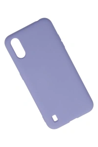Samsung Galaxy A01 Kılıf Nano içi Kadife Silikon - Lila