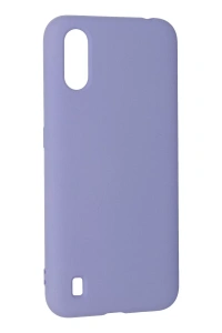 Samsung Galaxy A01 Kılıf Nano içi Kadife Silikon - Lila