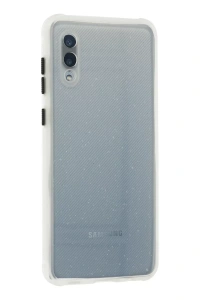 Samsung Galaxy A02 Kılıf Miami Şeffaf Silikon - Şeffaf