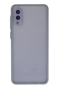 Samsung Galaxy A02 Kılıf Montreal Silikon Kapak - Gri