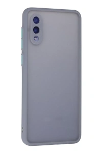 Samsung Galaxy A02 Kılıf Montreal Silikon Kapak - Gri