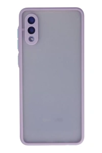 Samsung Galaxy A02 Kılıf Montreal Silikon Kapak - Mor