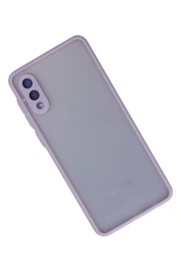 Samsung Galaxy A02 Kılıf Montreal Silikon Kapak - Mor