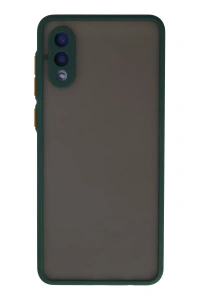 Samsung Galaxy A02 Kılıf Montreal Silikon Kapak - Yeşil