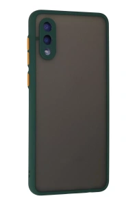 Samsung Galaxy A02 Kılıf Montreal Silikon Kapak - Yeşil