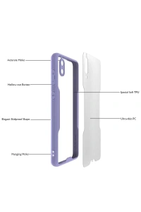 Samsung Galaxy A02 Kılıf Platin Silikon - Sarı
