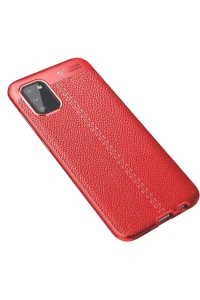 Samsung Galaxy A02S Kılıf Auto Focus Kapak - Kırmızı